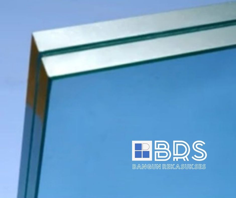 Kaca Atap Laminated 5+5 4 Kanopi Kaca Dark Gray
