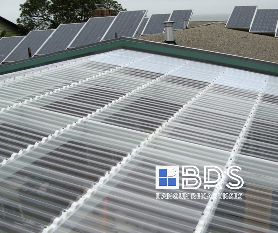 Atap Solarftuff Gelombang Rangka Holow